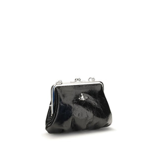 Vivienne Westwood Black Calf Leather Bos Taurus Wallet