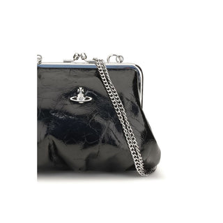 Vivienne Westwood Black Calf Leather Bos Taurus Wallet