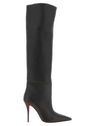 Christian Louboutin Brown Goatskin Over The Knee