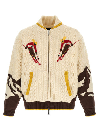 Dsquared² Multicolor Wool Cardigan