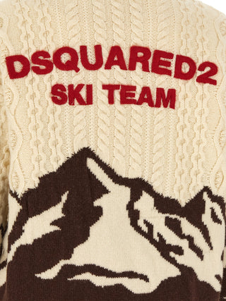 Dsquared² Multicolor Wool Cardigan