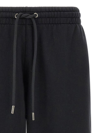 Off-White Black Cotton Bermuda Shorts
