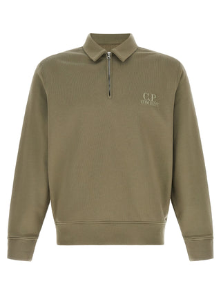 C.P. Company Gray Cotton Sweatshirt