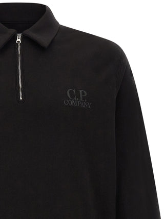 C.P. Company Black Cotton Sweatshirt