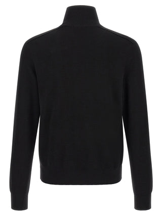 Burberry Black Wool Cardigan