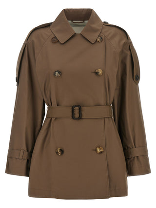 Max Mara The Cube Caroline Short Trench Coat