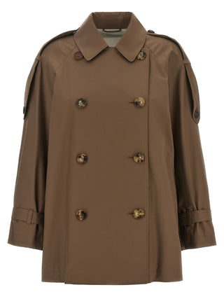 Max Mara The Cube Caroline Short Trench Coat