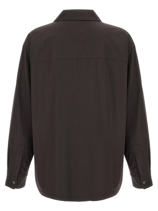 Lemaire Brown Wool Blouse