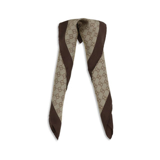Gucci Beige Silk Foulard