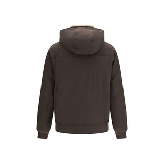 Brunello Cucinelli Brown Polyamide Bomber
