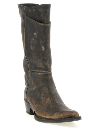 Khaite Brown Calfskin Chelsea Boots