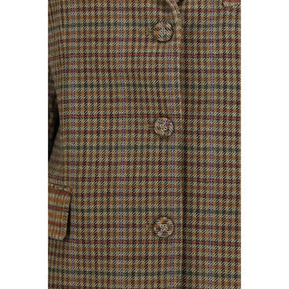 Ganni Brown Recycled Wool Blazer