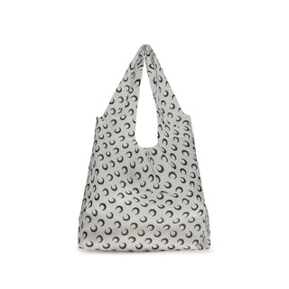 Marine Serre White Polyurethane Shoulder Bag
