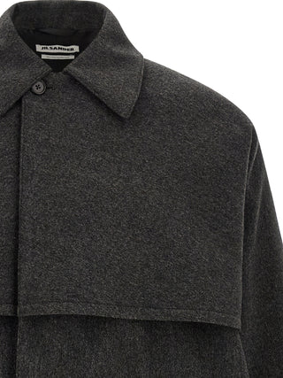 Jil Sander Structured Wool Coat