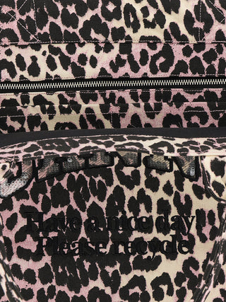 Ganni Multicolor Recycled Cotton Tote Bag