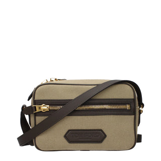 Tom Ford Beige Fabric Crossbody Bag