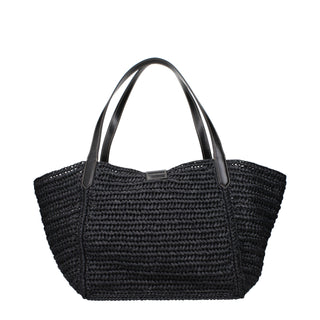 Tom Ford Black Raffia Shoulder Bag