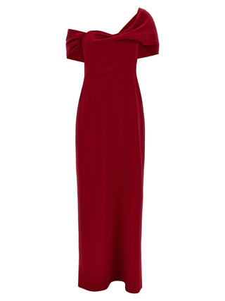 Carolina Herrera Red Polyester Long Dress
