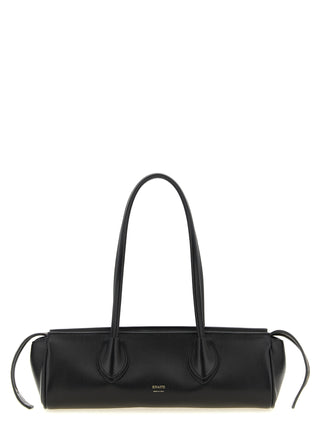 Khaite Black Lamb Leather Shoulder Bag