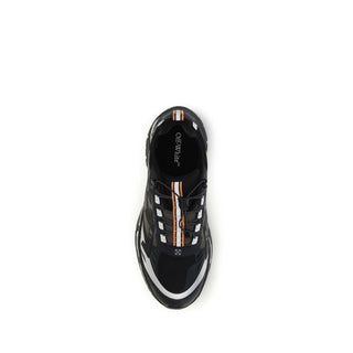 Off-White Black Polyester Athletic Sneakers