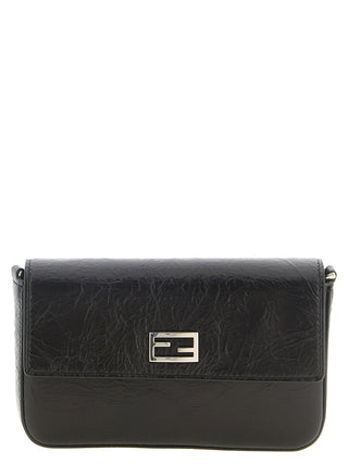 Fendi Black Calfskin Cardholder
