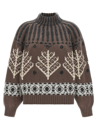 Brunello Cucinelli Brown Cashmere Cardigan