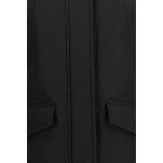 Woolrich Black Cotton Parka