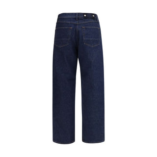Stone Island Blue Cotton Jeans Denim