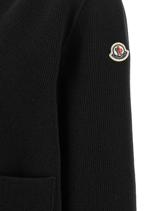 Moncler Black Polyamide Cardigan