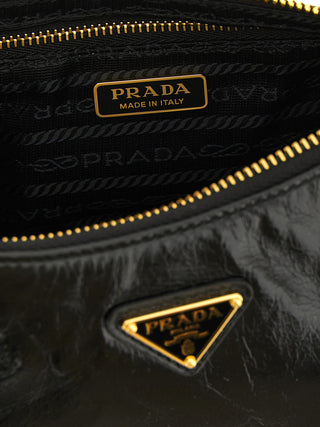 Prada Black Calfskin Shoulder Bag