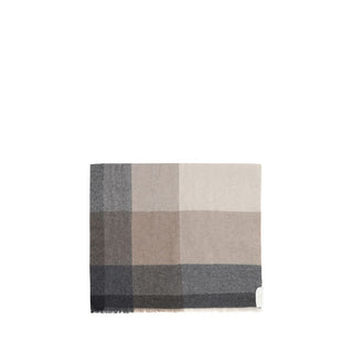 Brunello Cucinelli Check Wool and Cashmere Scarf