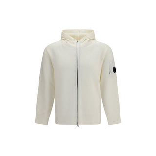 C.P. Company Beige Wool Oves Aries Hoodie