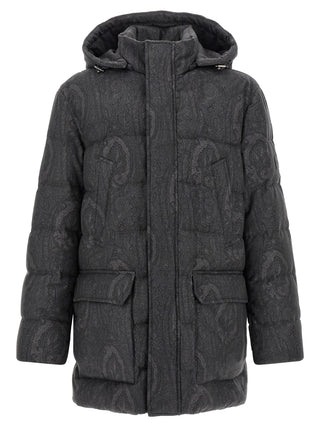 Etro Gray Wool Coat