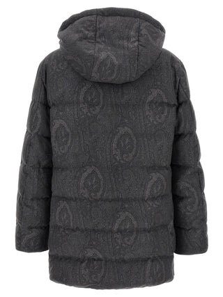 Etro Gray Wool Coat