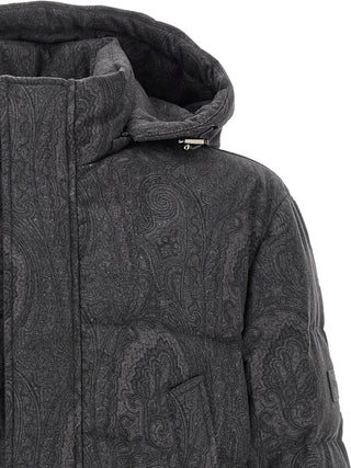 Etro Gray Wool Coat