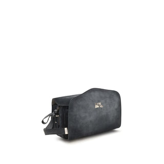 Balenciaga Blue Suede Leather Shoulder Bag