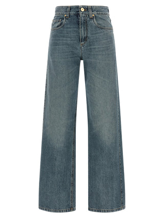 Brunello Cucinelli Blue Cotton Jeans Denim