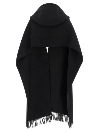Brunello Cucinelli Black Wool Scarf
