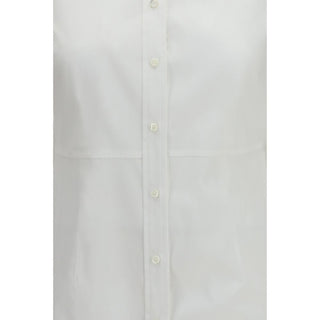 Brunello Cucinelli White Cotton Shirt