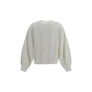 Brunello Cucinelli White Cotton Sweatshirt