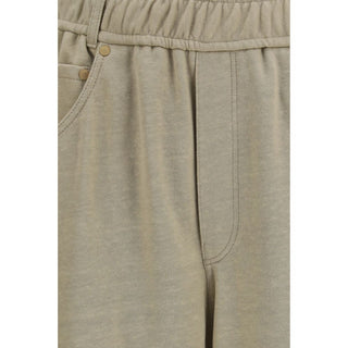 Brunello Cucinelli Beige Cotton Casual Pants