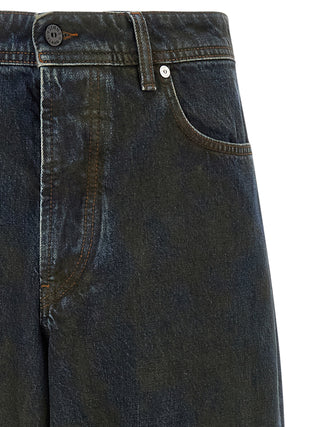 Stone Island Blue Cotton Jeans Denim