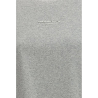 Alexander Wang Gray Cotton T-Shirt