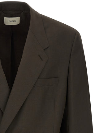 Lemaire Brown Polyester Blazer