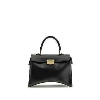 Balenciaga Black Calf Leather Bos Taurus Shoulder Bag
