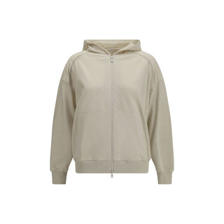 Brunello Cucinelli Beige Cotton Sweatshirt