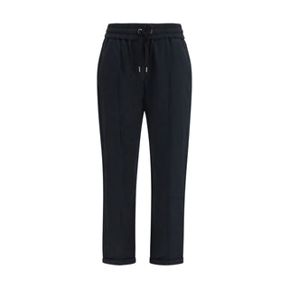 Brunello Cucinelli Black Cotton Athletic Pants