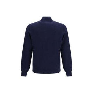 Brunello Cucinelli Blue Cashmere Sweater