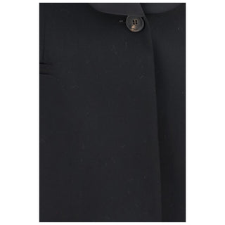 Brunello Cucinelli Black Wool Oves Aries Full-Length Jacket