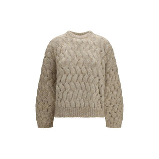 Brunello Cucinelli Beige Mohair Sweatshirt